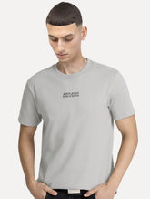 Camiseta John John Masculina Regular Fit Brand Relief Cinza Claro