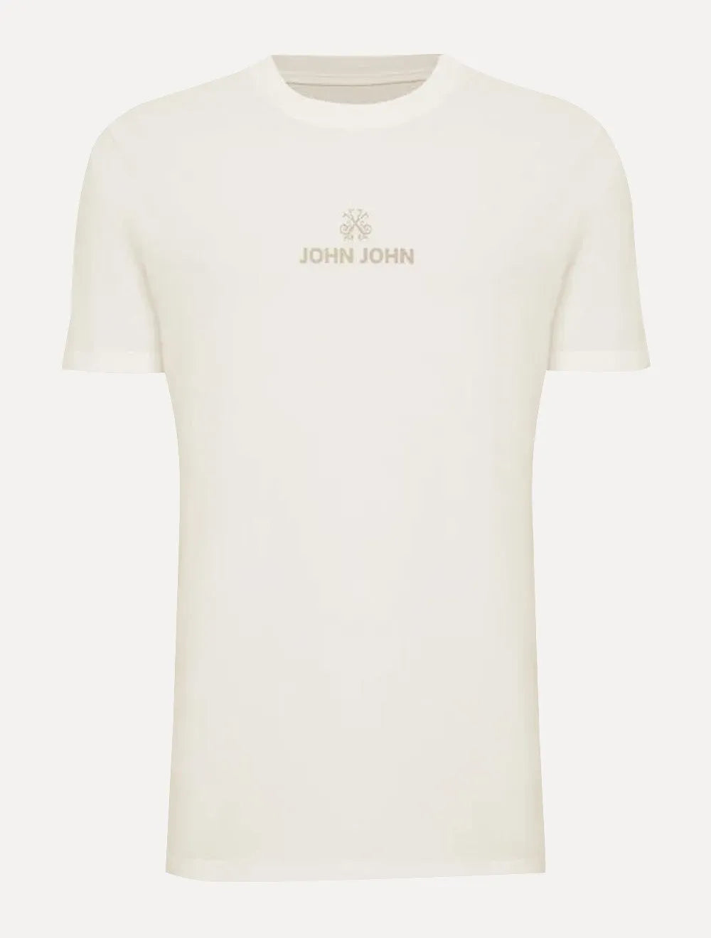 Camiseta John John Masculina Regular Fit Loft Off White