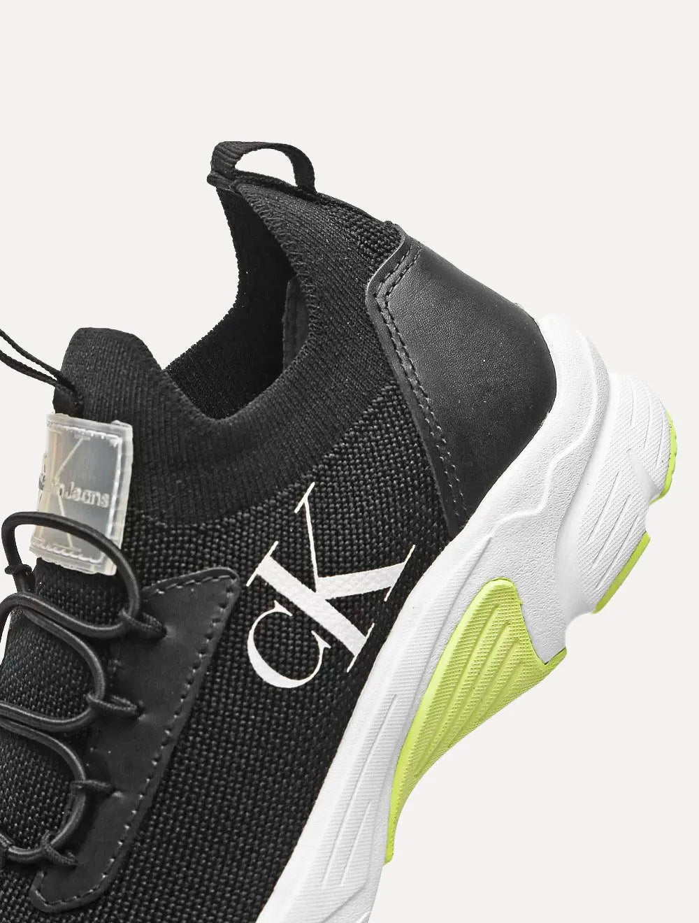 Tênis Calvin Klein Jeans Masculino CKJ Baixo New Runner Knitt Preto