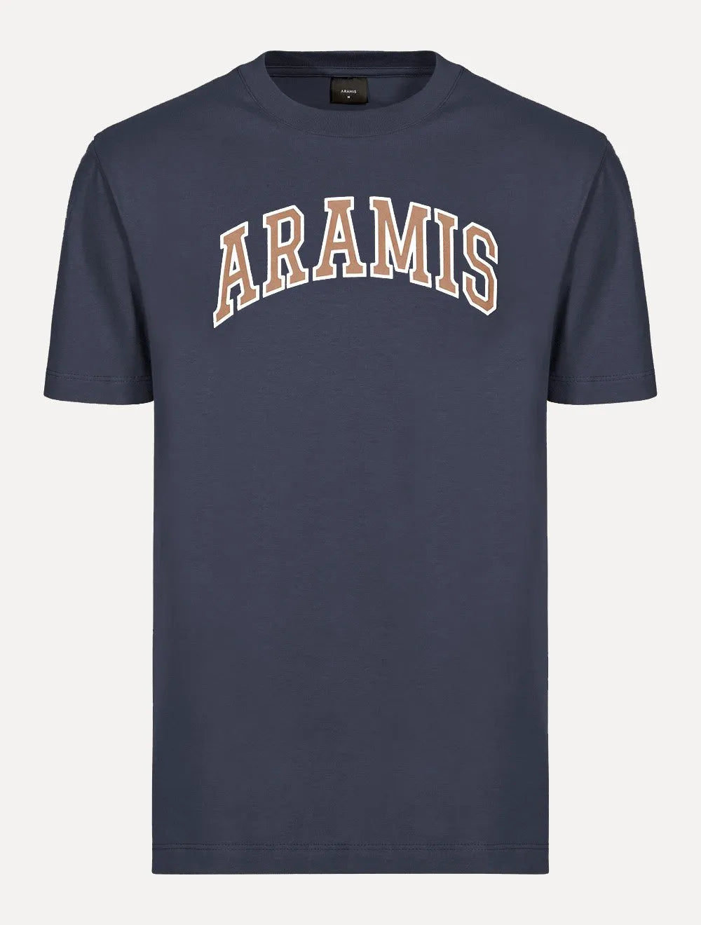 Camiseta Aramis Masculina Regular New College Azul Marinho