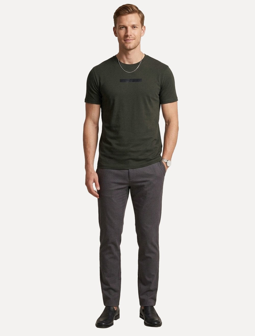 Camiseta John John Masculina Regular Technique Verde Militar