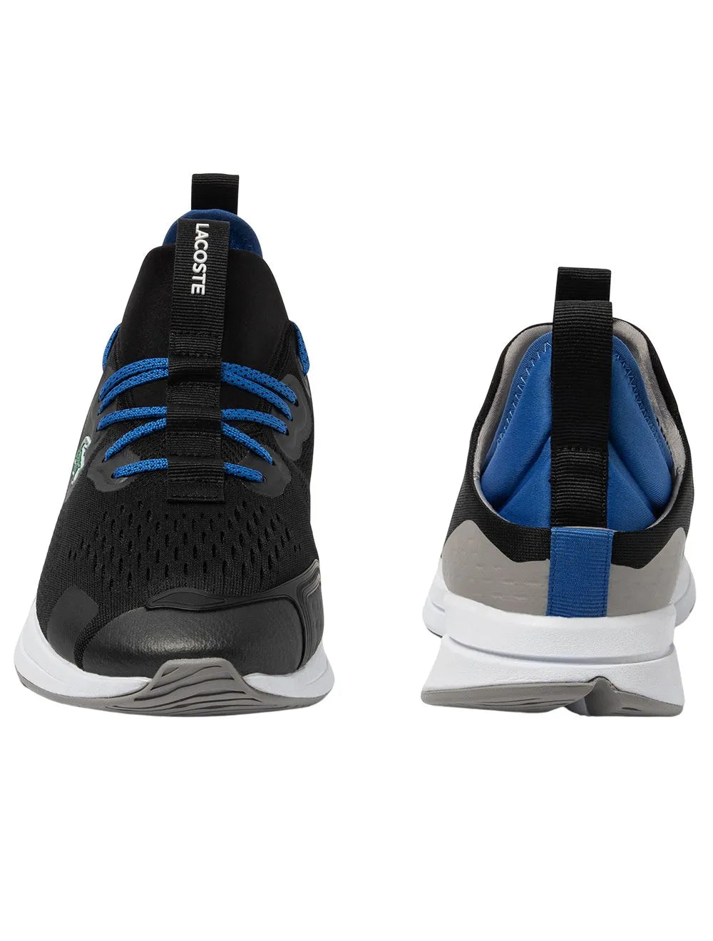 Tênis Lacoste Masculino Run Spin Comfort Blk/Blu Preto