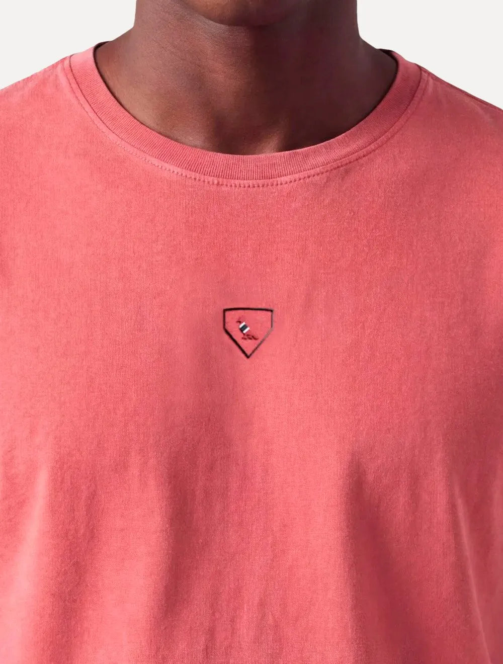 Camiseta Reserva Masculina SPFC Patch Minimalist Vermelha