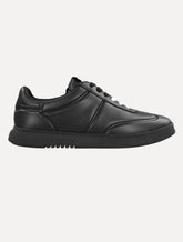 Tênis Empório Armani Masculino Couro Liso Preto