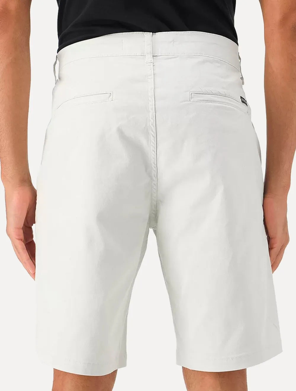 Bermuda Guess Masculina Chino Stretch Off-White