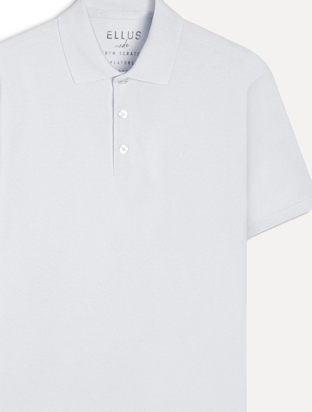 Polo Ellus Masculina Piquet Classic Easa Branca