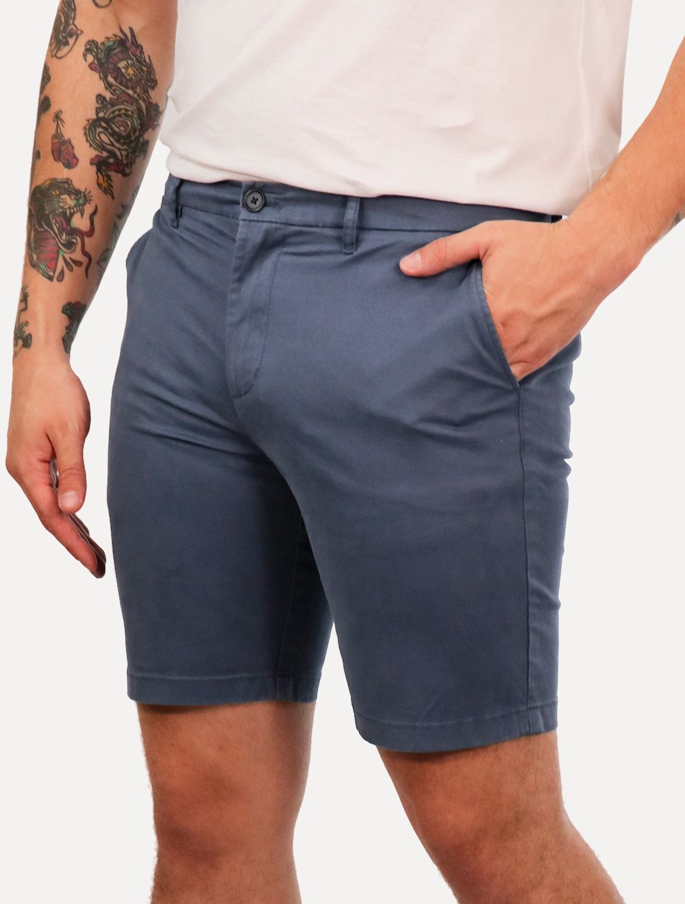 Bermuda Tommy Hilfiger Sarja Brooklyn 9in Azul Índigo