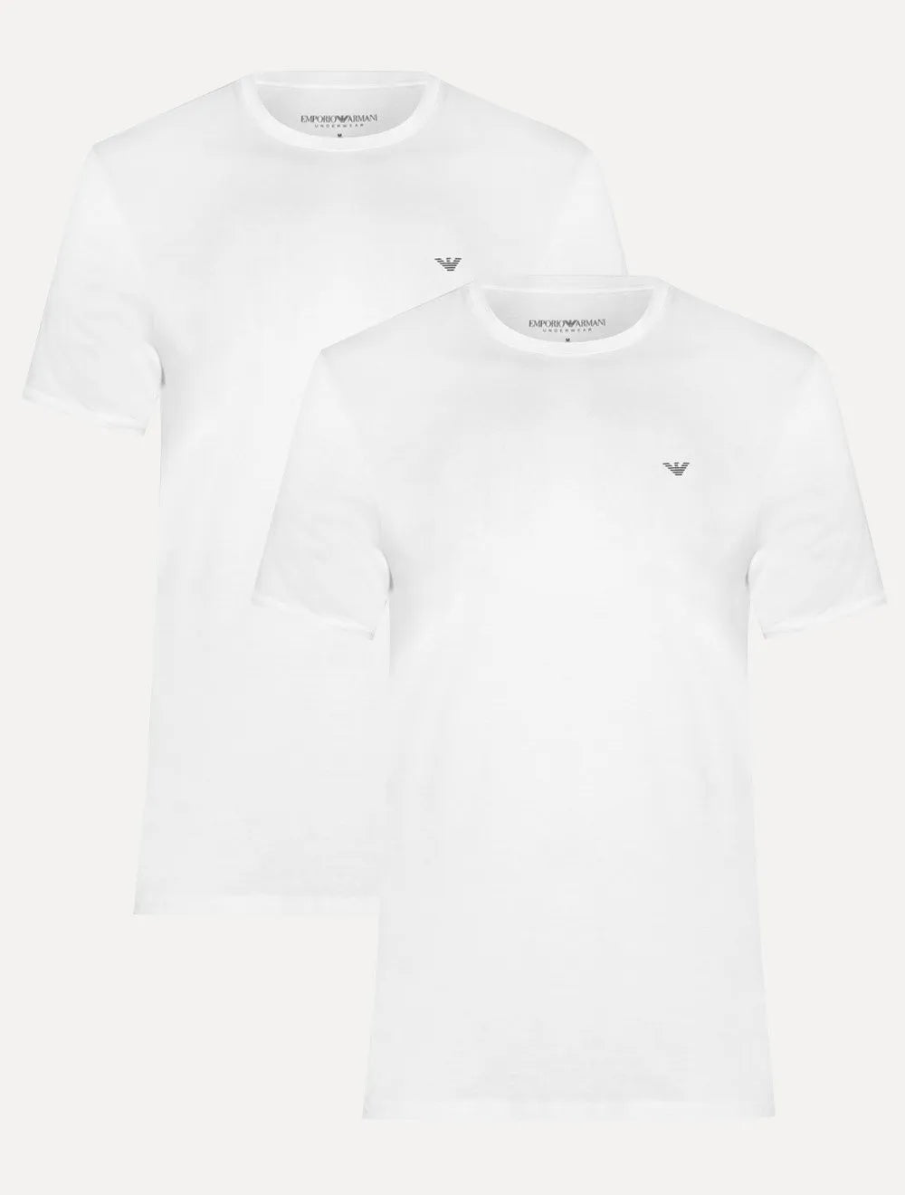 Kit Camisetas Emporio Armani Masculina C-Neck Branca