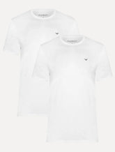 Kit Camisetas Emporio Armani Masculina C-Neck Branca