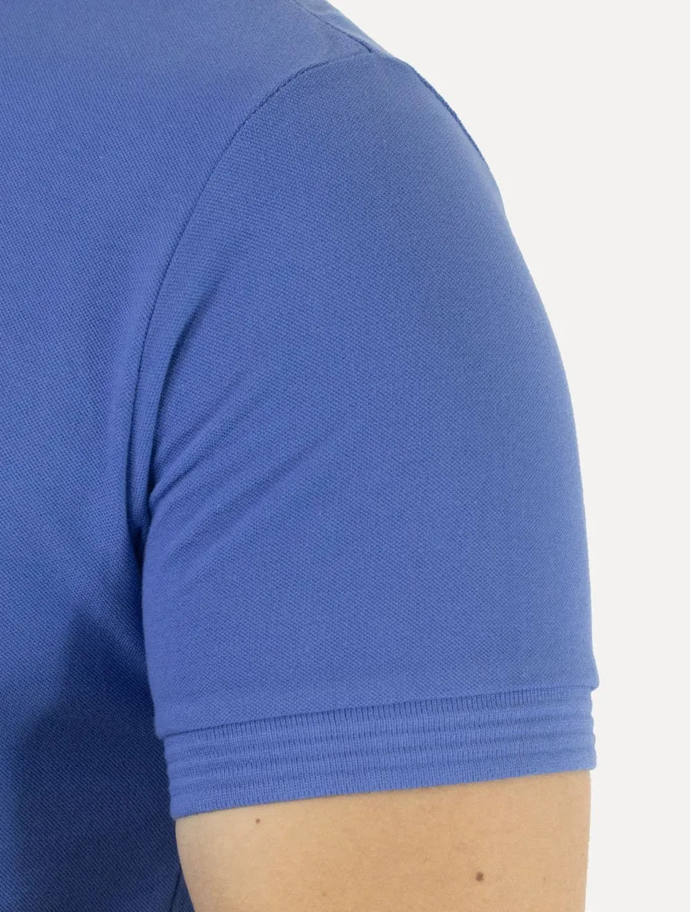 Polo Forum | Piquet Wave Collar Azul Médio