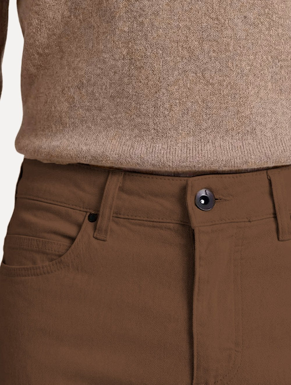 Calça Reserva Jeans Masculina Slim Color Marrom Escuro