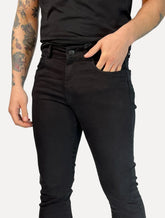 Calça Dixen Masculina Sarja Slim Tbt Preta