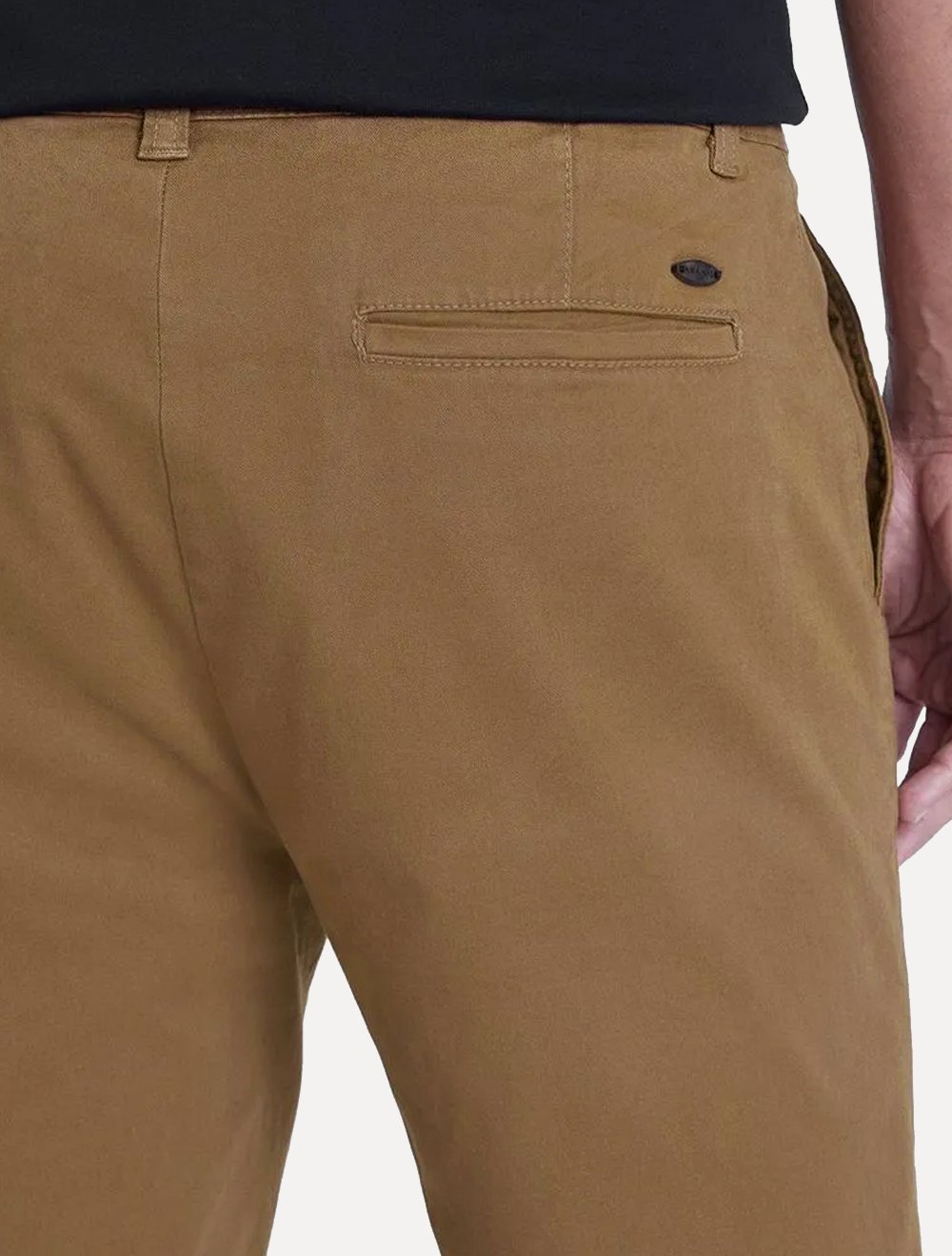Bermuda Aramis Masculina Chino Color Basica Marrom Médio