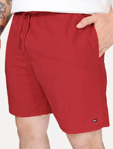 Short Tommy Hilfiger Masculino Regular Fit Medium Drawstring Vermelho