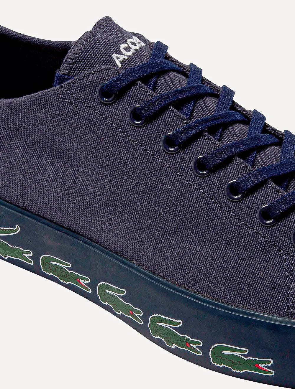 Tênis Lacoste Lona Gripshot Nvy/Dk Grn Azul Marinho
