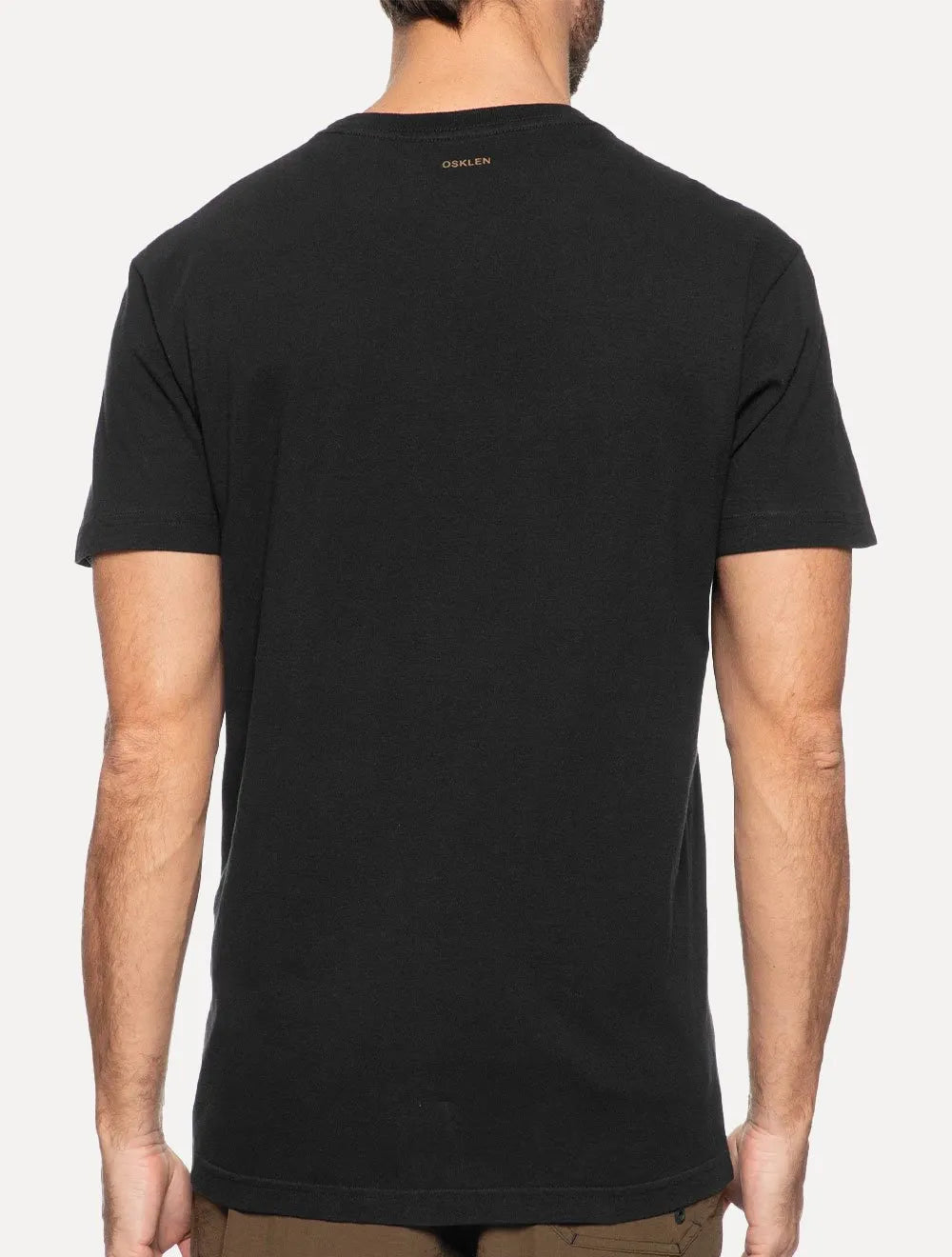 Camiseta Osklen Masculina Regular Vintage Ipanema Serif Preta