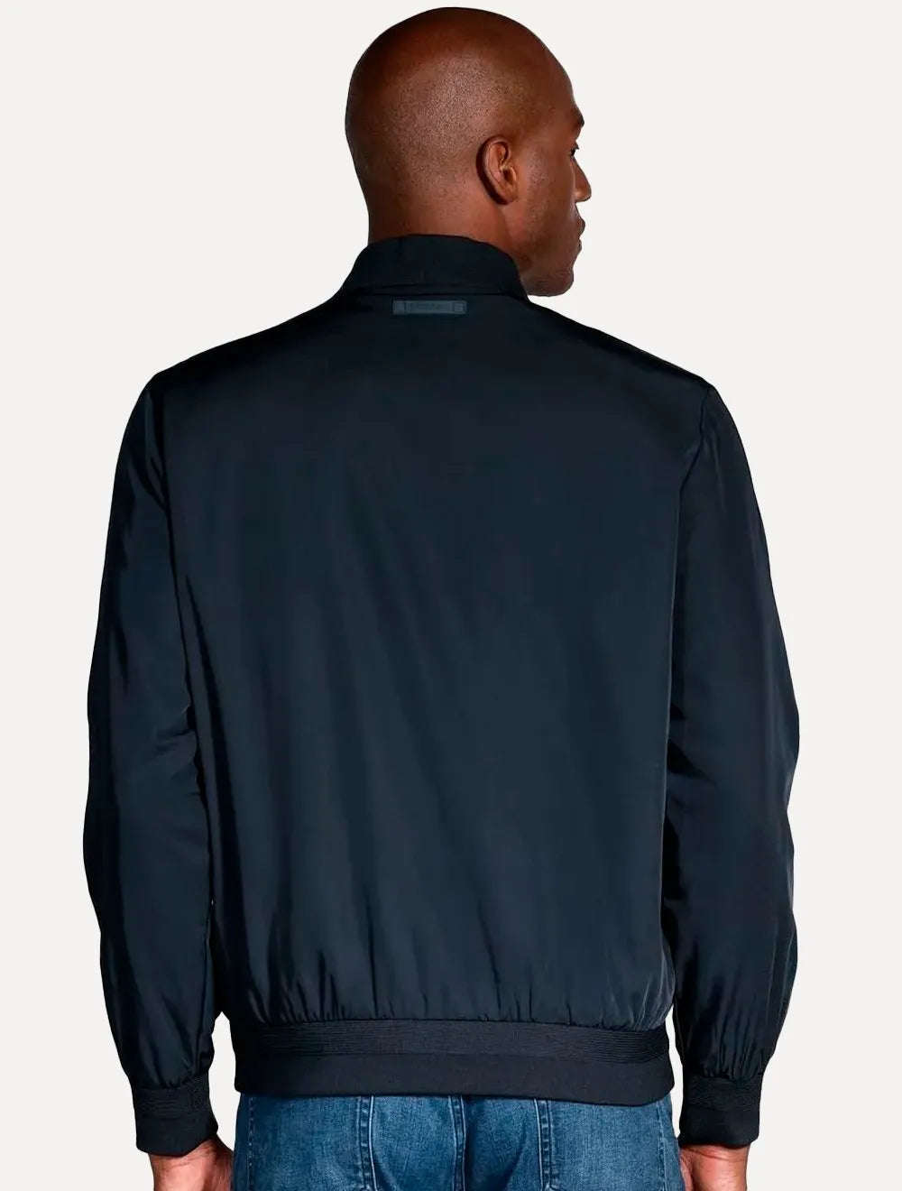 Jaqueta Aramis Masculina Nylon Bomber Liquid Repeller Azul Marinho