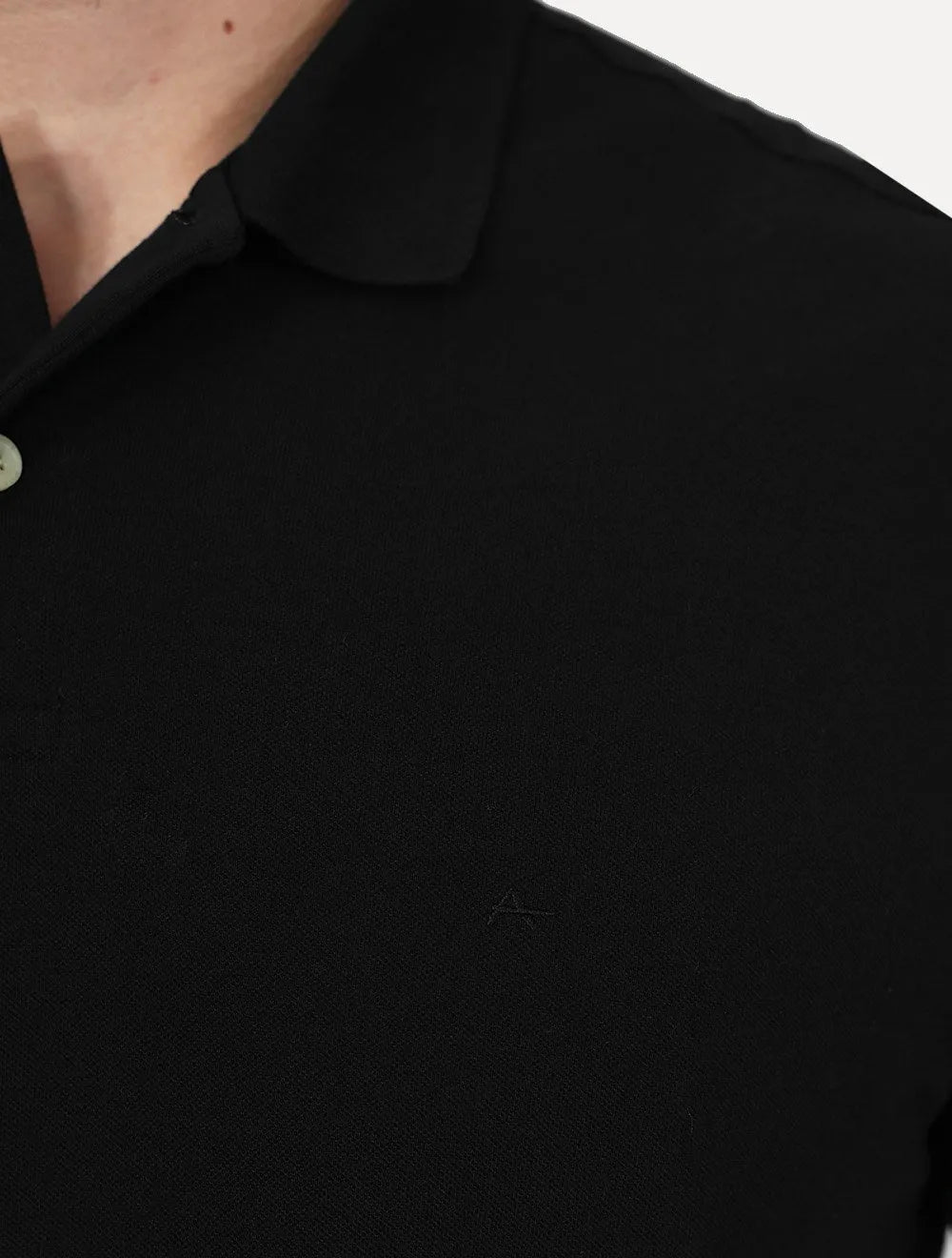 Polo Aramis Masculina Regular Basic Piquet Surton Mono Logo Preto