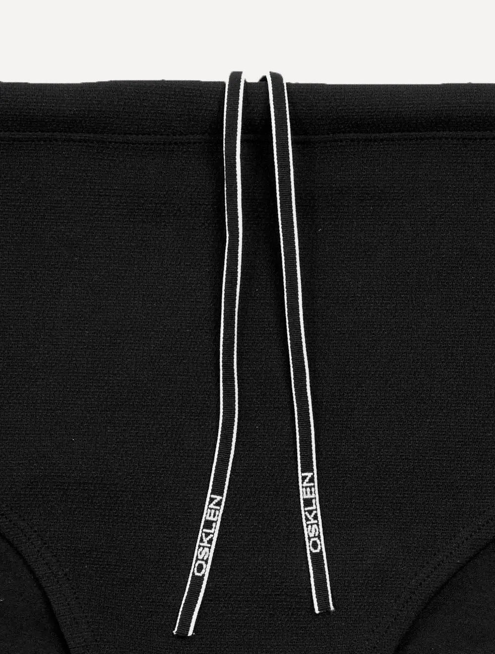 Sunga Osklen Masculina Lisa Recorte Lateral Piquet Preta