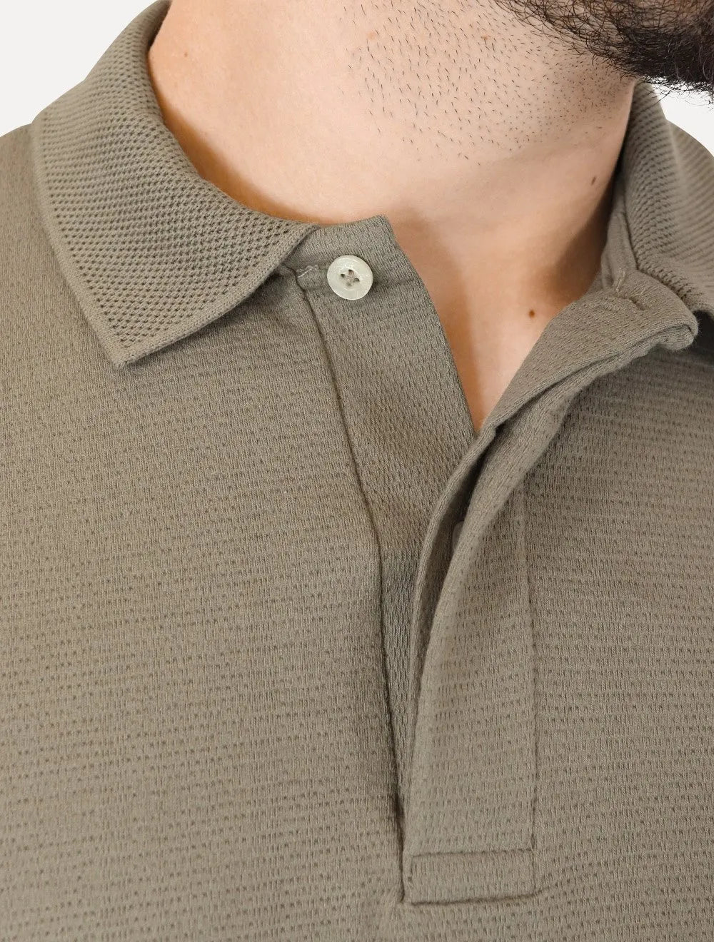Polo Colcci Masculina Cotton Textured Marrom Médio