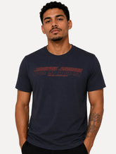 Camiseta John John Masculina Slim Fit Frequency Azul Marinho