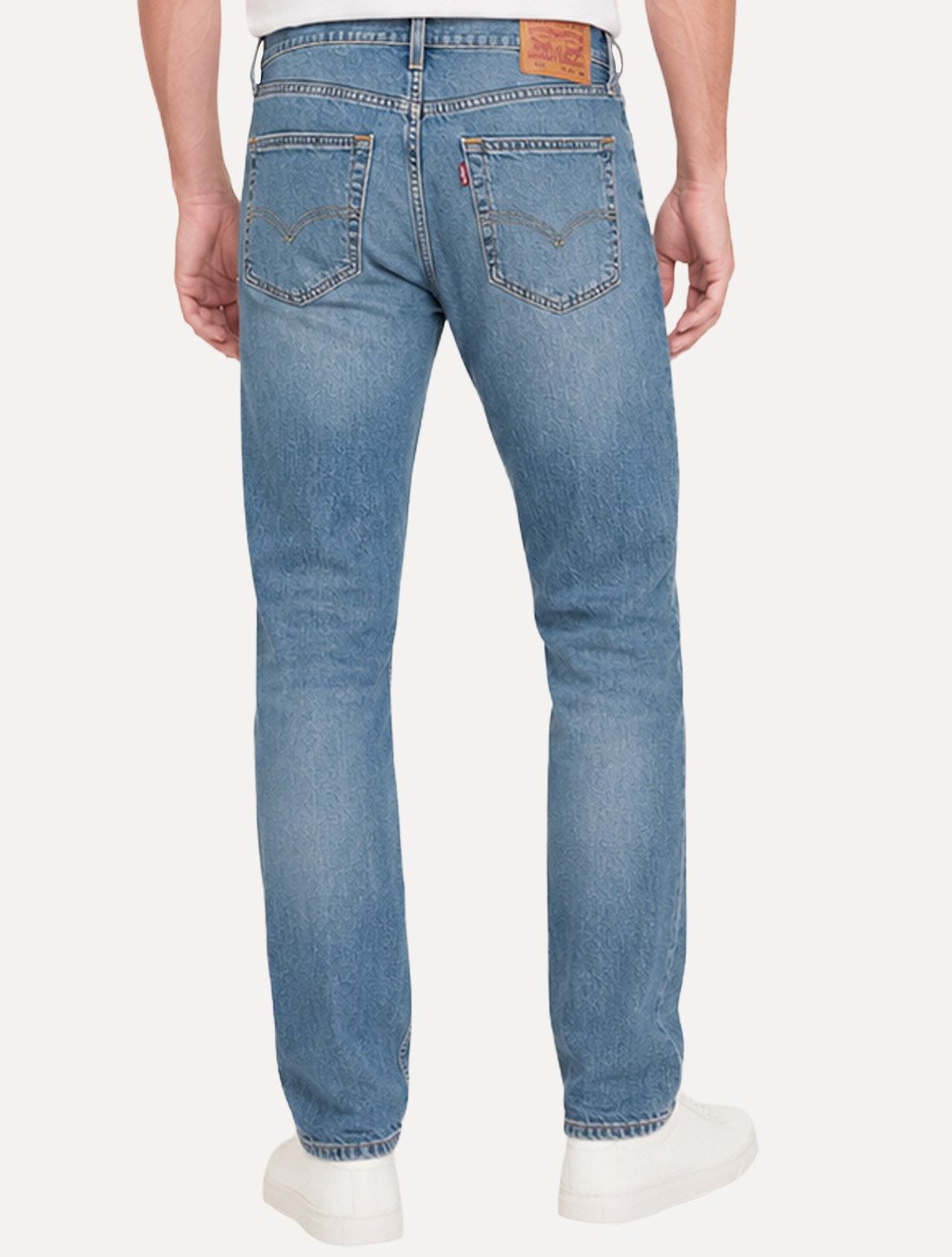Calça Levis Jeans Masculina 511 Slim Stretch Stoned Azul Médio