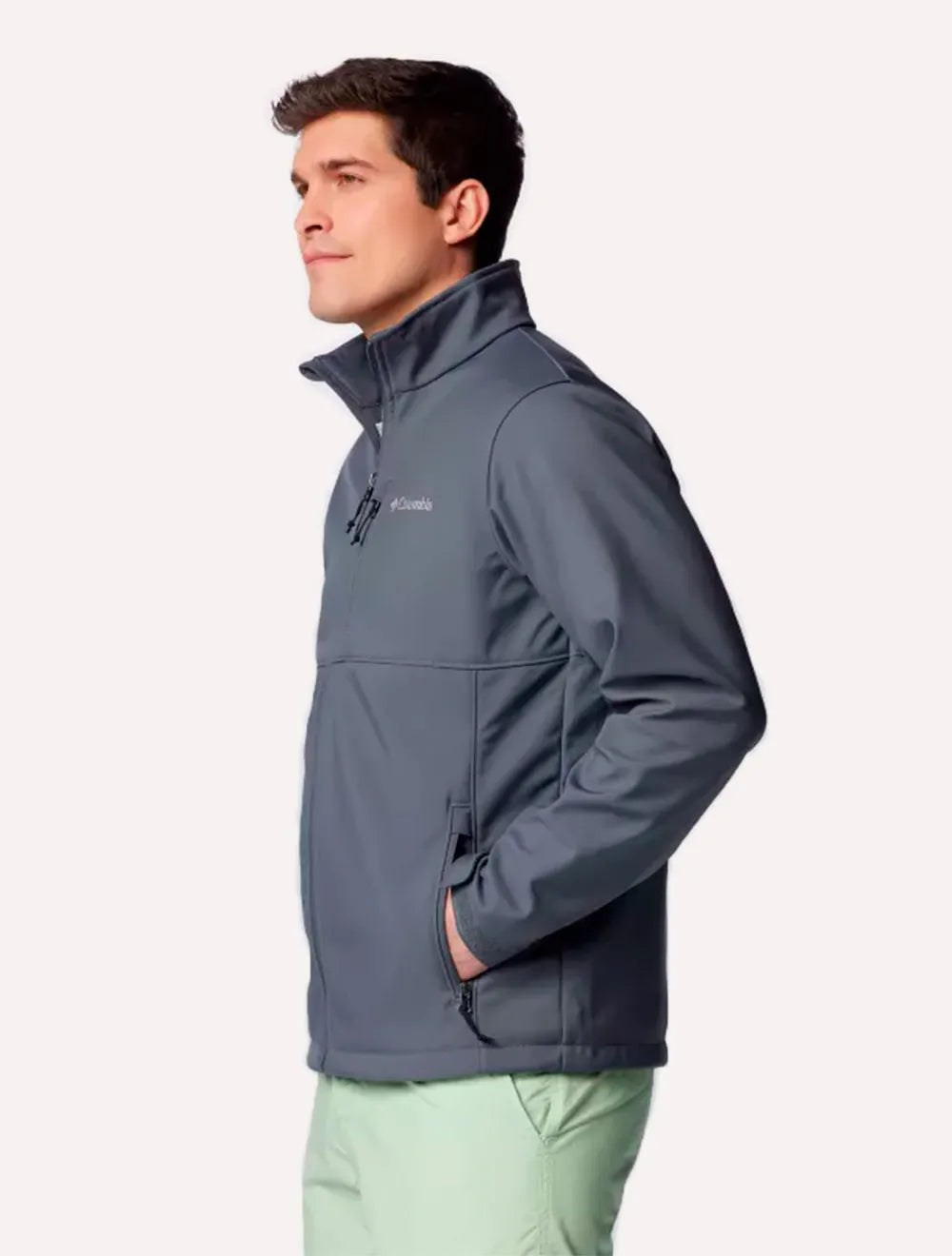 Jaqueta Columbia Masculina Nexgen Ascender Softshell Cinza