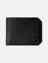 Carteira John John Masculina Couro Joshua Key Metal Preta