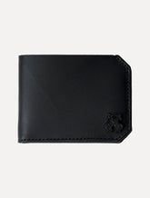 Carteira John John Masculina Couro Joshua Key Metal Preta