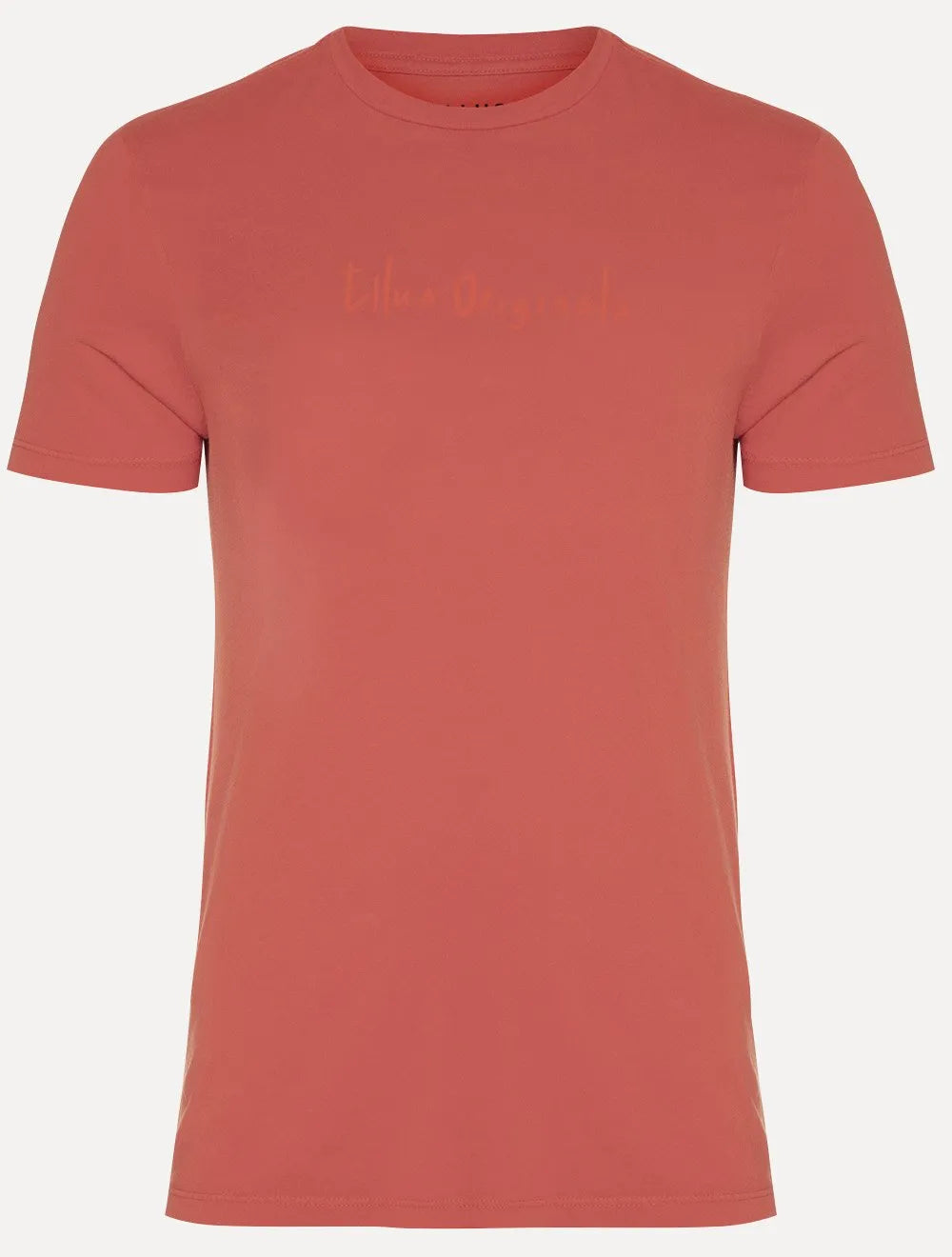 Camiseta Ellus Masculina Cotton Fine Originals Logo Rosa Escuro