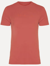 Camiseta Ellus Masculina Cotton Fine Originals Logo Rosa Escuro