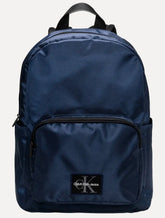 Mochila Calvin Klein Jeans Masculina Patch RE Issue Azul Marinho