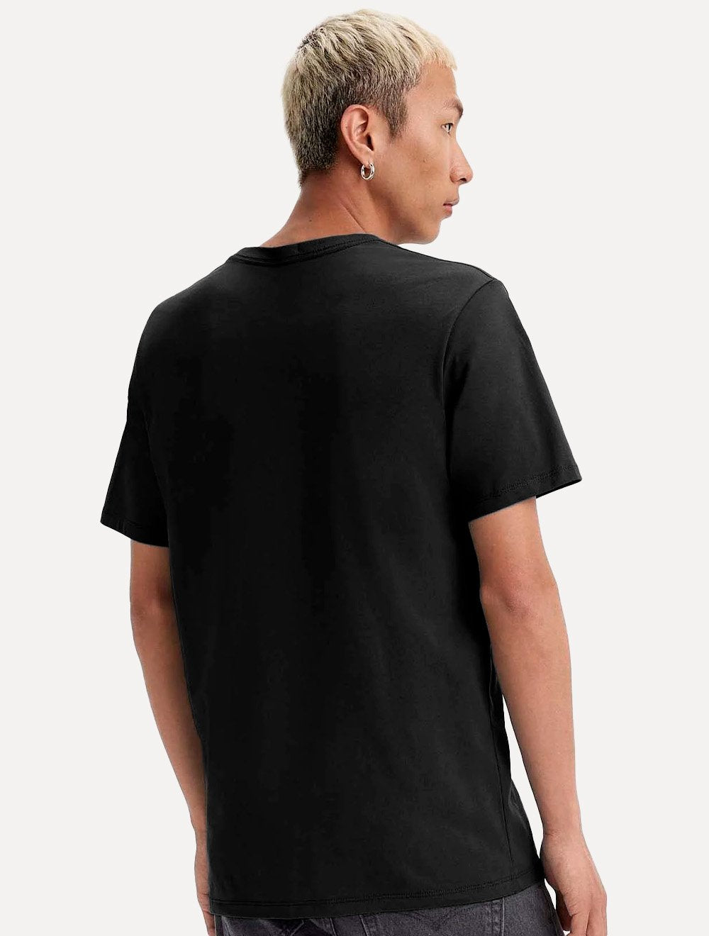 Camiseta Levis Masculina Standard Fit Mono Logo Preta