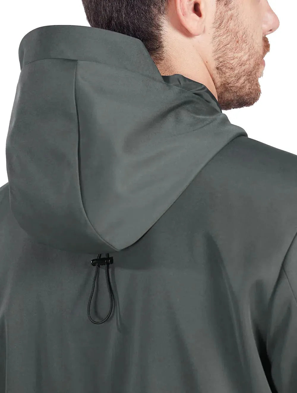 Jaqueta Aramis Masculina Nylon Hoodie Liquid Repeller Chumbo