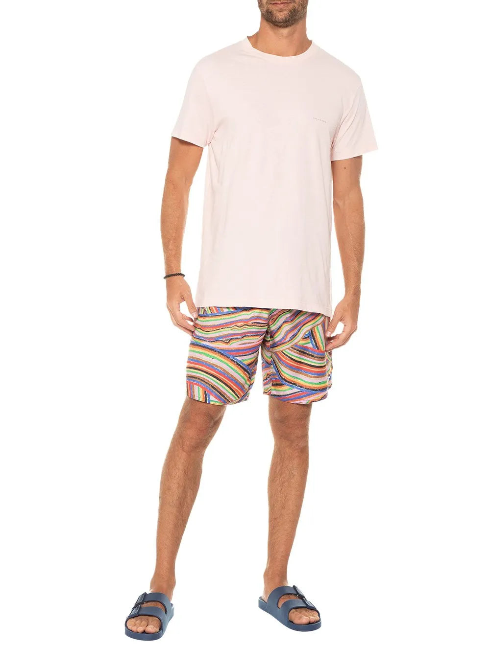Bermuda Osklen Masculina D'Água Surf Aquaone Ondas Multicolor