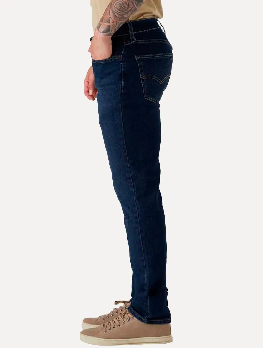 Calça Levis Jeans Masculina 511 Slim Intermedium Stretch Azul