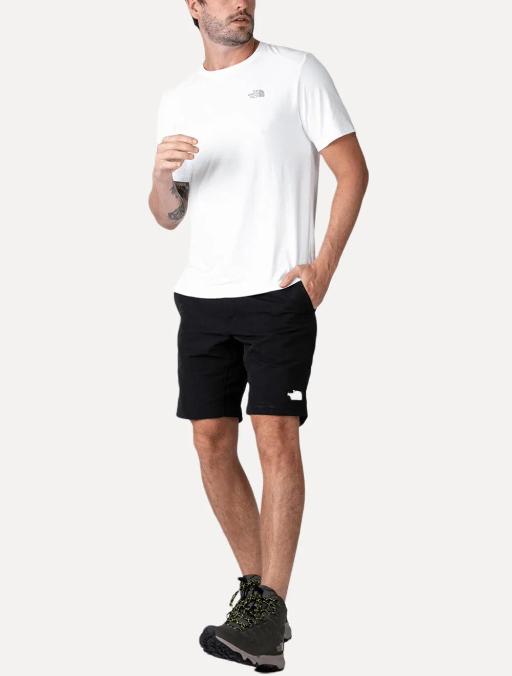 Camiseta The North Face Masculina Crewneck Hyper Branca