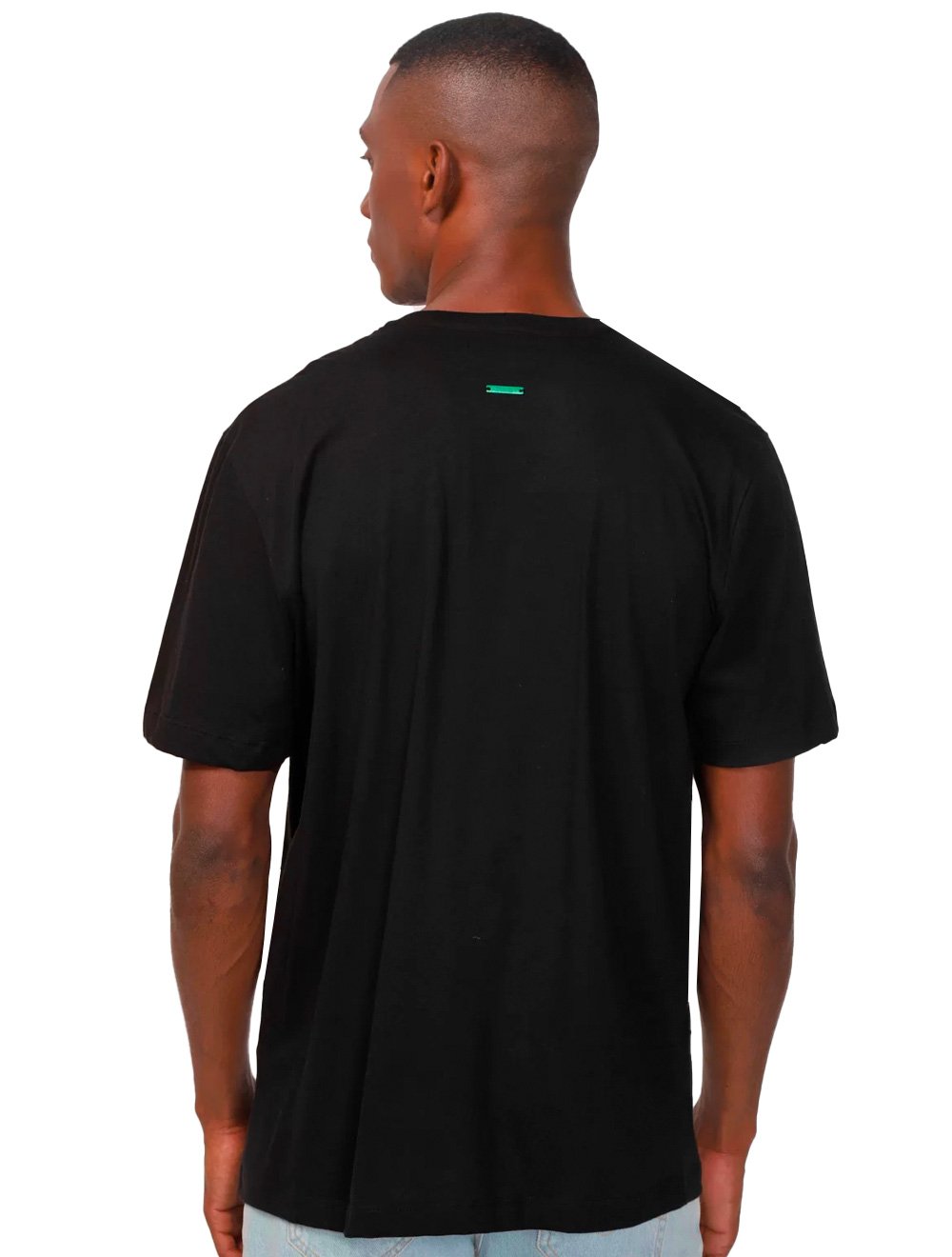 Camiseta Forum Masculina New Box Court Print Preta