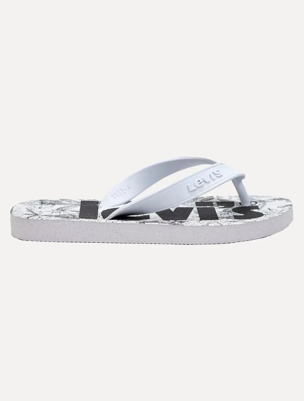 Chinelo Levis Printed Mono Flower Branco