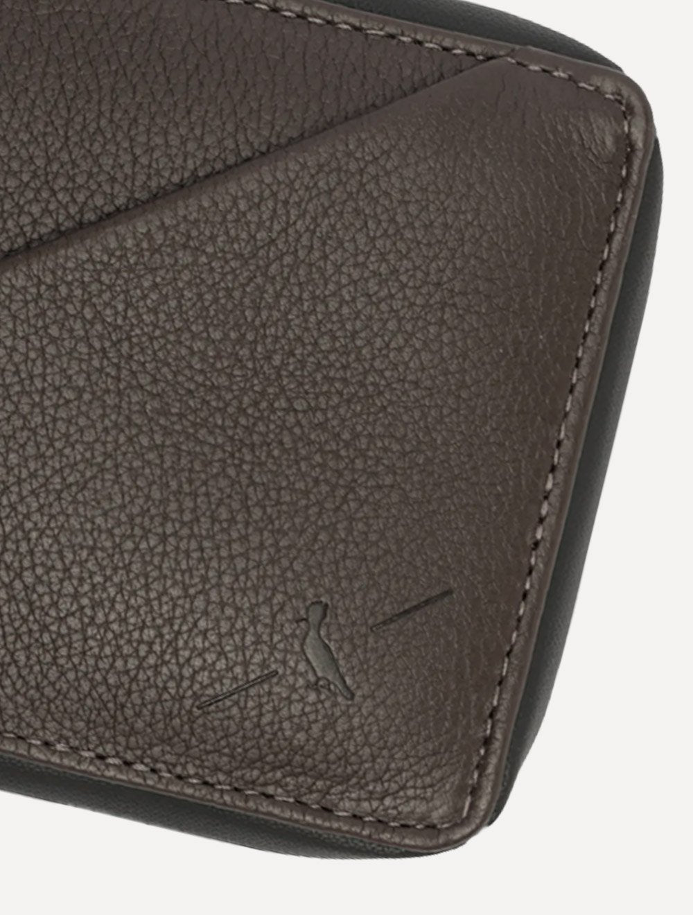 Carteira Reserva Masculina Office Leather Marrom