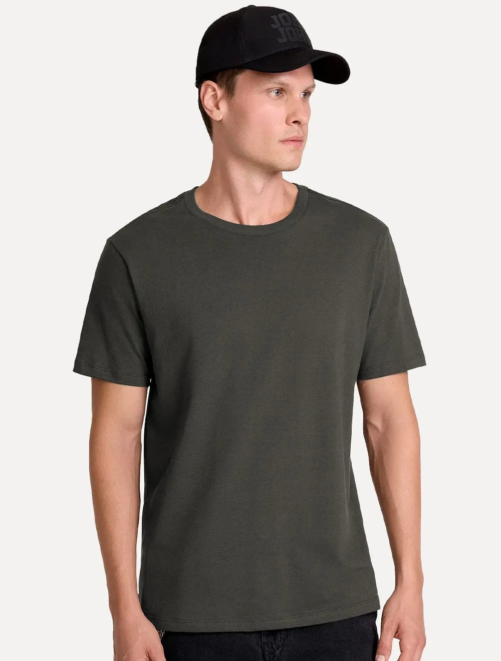 Camiseta John John Masculina Regular Fit Basic Lisa Cinza Escuro