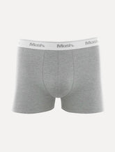 Cueca Mash Boxer Cotton Basic Cinza Mescla Clara