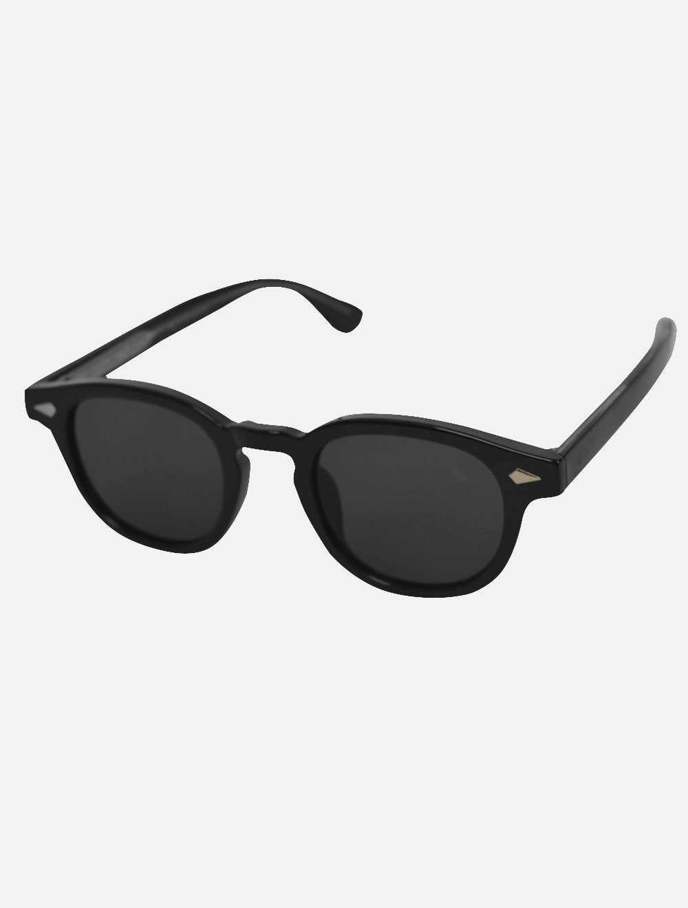 Óculos de Sol Reserva Masculino Thin Rounded Preto