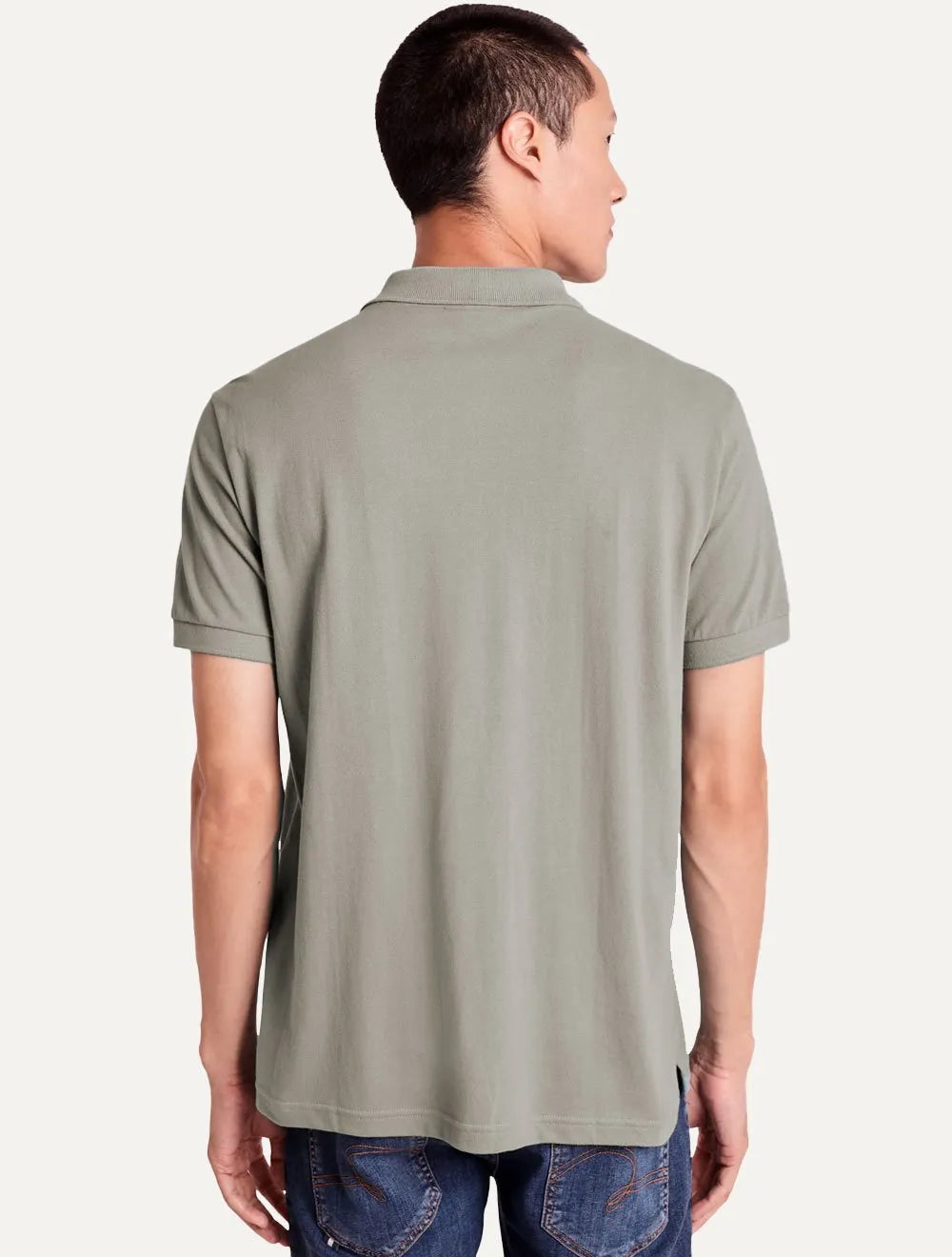 Polo Reserva Masculina Piquet Clássica Cinza