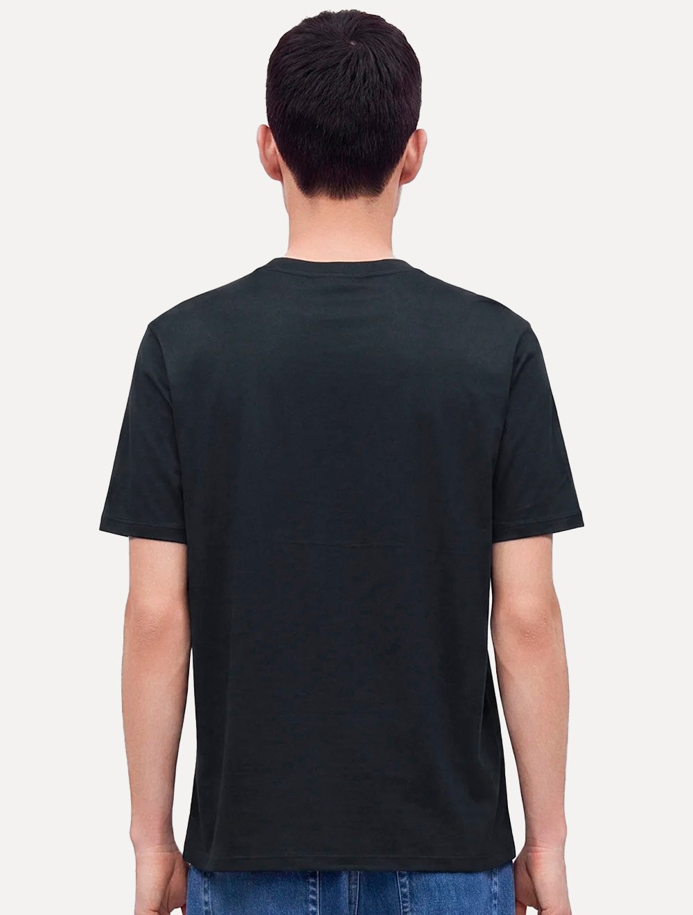Camiseta Emporio Armani Masculina Lyocell EA Print Logo Azul Marinho