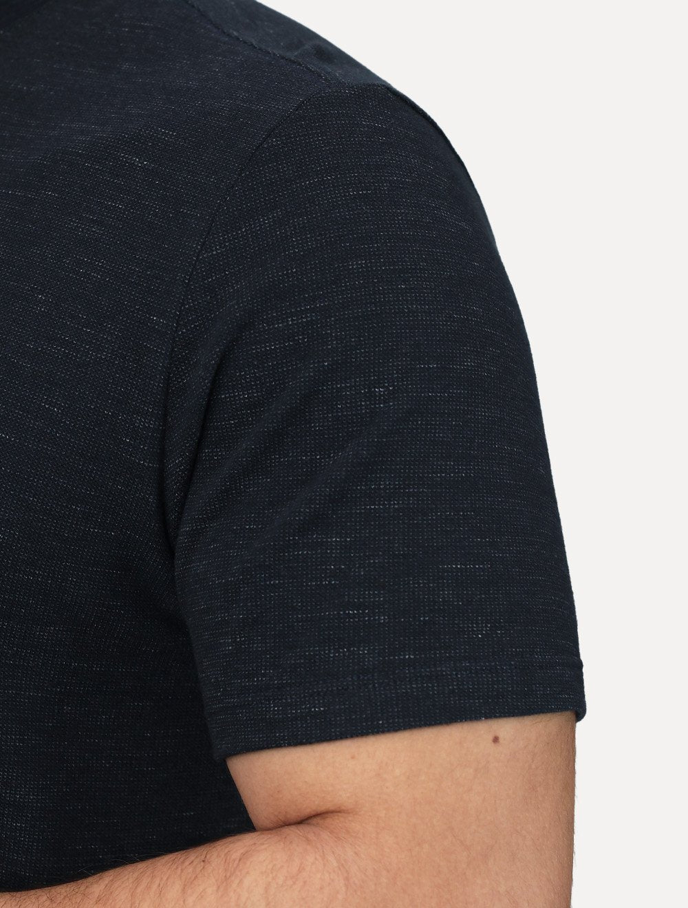 Camiseta Calvin Klein Jeans Masculina Piquet Núvola Azul Marinho
