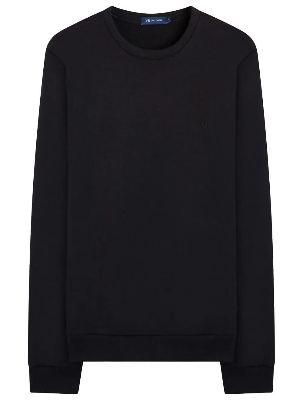 Blusa VR Tricot Masculina Crewneck Preta