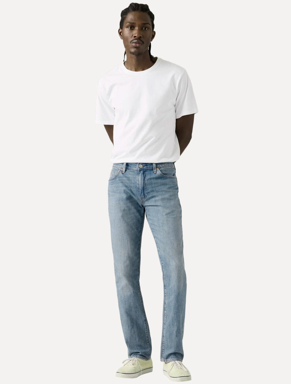 Calça Levis Jeans Masculina 511 Slim Stretch Stoned Azul Médio
