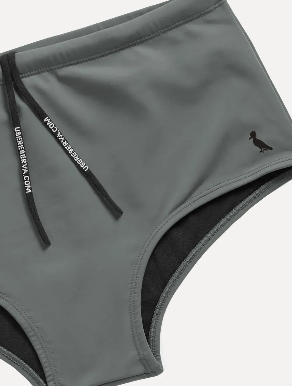 Sunga Reserva Masculina Lisa Cinza Médio