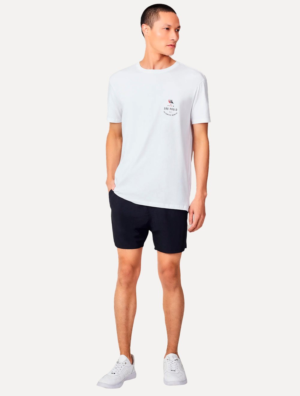 Camiseta Reserva Masculina São Paulo FC Chest Branca